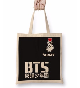 Bts Army fan Bez Çanta Uzun Saplı