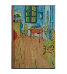 Deffter Art Of Word Van Gogh The Bedroom Çizgili Defter