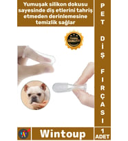 #DişFırçası Kedi Köpek Şeffaf Silikon Tartar Önleyici Parmağa Takılan Şık Hayvan Diş Kaşıma Fırçası