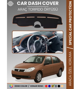 RENAULT SYMBOL 2 AIRBAGLI (2008-2013) Torpido Örtüsü Ön Göğüs Koruma Torpido Koruma Birebir Uyum