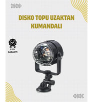 Uzaktan Kumandalı, Ses Kontrollü LED Disko Işığı - Parti ve Kulüpler İçin