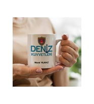 Kişiye Özel Meslek Deniz Kuvvetleri Kupa Bardak