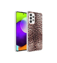 Samsung Galaxy A72 Uyumlu Kılıf Zore Bella Kapak (Leopar)