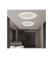 Kumandalı 40cm Çember LED Tavan Lambası, Dimli ve Renkli Modern Aydınlatma