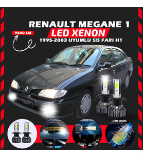 Renault Megane 1 1995-2003 Sis Farı Uyumlu Şimşek Etkili Led Xenon Pro Series H1