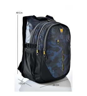 Konfores 1553-2235 Unisex Anatomik Yarasa Sırt Okul Çantası (Lacivert)