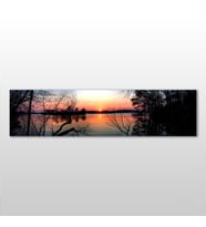 Göl Manzarası Kanvas Tablo 270x90cm (Karışık)