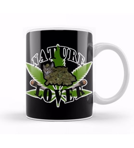 Weed Nature Lover Kupa Bardak Porselen