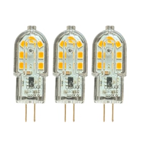 (3 Adet) Osaka 3W Sarı Işık (3000K) G4 Duylu Led Kapsül Ampul