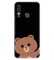 Tecno Spark 8T Kılıf Resimli Desenli Silikon Platinium Series Hello Bear 1905