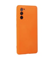 Samsung Galaxy S20 Fe Kılıf Nano İçi Kadife Silikon - Turuncu