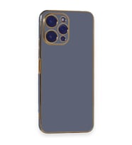 Xiaomi Poco M6 Pro 5g Kılıf Volet Silikon - Mavi