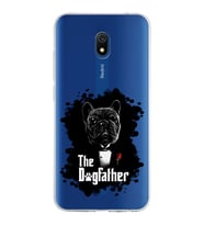 Xiaomi Redmi 8A Uyumlu Kapak Dog Father Tasarımlı Şeffaf Silikon Kılıf