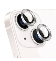 Microsonic Apple iPhone 13 Mini Tekli Kamera Lens Koruma Camı Gümüş