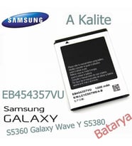 Samsung S5360 Batarya EB454357VU Batarya S5360 Samsung Galaxy Wave Y S5380 Uyumlu