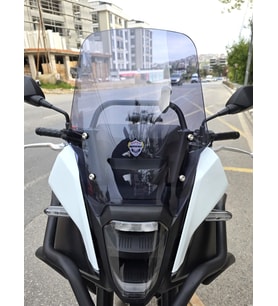 MOTOCAM Honda NX 500 Ön Cam 2025-2026 Model 34cm Füme Renkli 4mm Orijinal Boylu