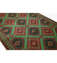 Makine Dokuması  Antep Desen 3 Mekik Kalın Kilim, 1.kalite, Farklı Boyutlarda (Çok Renkli)