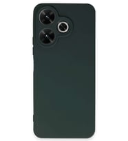 Redmi 13 4G Kılıf First Silikon - Koyu Yeşil