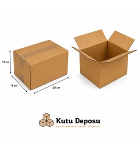 16x20X12 cm Karton Kutu (20 ADET)