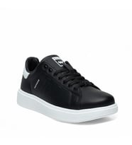 Trendyshose 2977 Anatomic Rahat Poli Taban Hafif Erkek Spor Ayakkabı (Siyah - Beyaz)