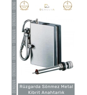 #Anahtarlık Rüzgarda Sönmez Paslanmaz Çelik Şık Tasarım Fonksiyonel Pratik Sönmez Metal Kibrit Anaht