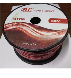 Plc 8awg 12v Oto Tesisat,Artı Kablosu - 50 Metre Kaliteli