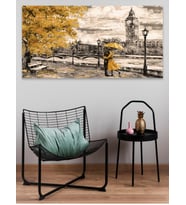 Romantik Sonbahar Duvar Kanvas Tablo 60 x 120 cm