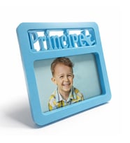 Çocuklara Özel Prens & Prenses Fotoğraf Çerçevesi – Pembe Prenses & Mavi Prens Tasarımlı 10x15 cm Çocuk Çerçevesi
