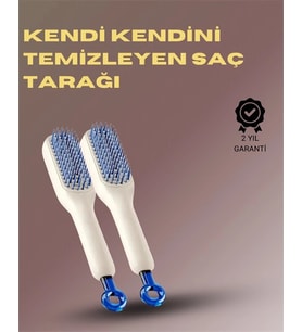 Kendini Temizleyen Masajlı Saç Tarağı – Anti-statik Ergonomik Tasarım