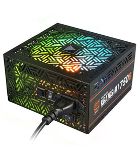 GAMDIAS 750W 80  BRONZE KRATOS M1-750B 12cm RGB Fanlı Power Supply