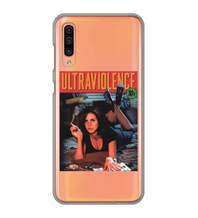 Samsung Galaxy A30S/A50/A50S Uyumlu Lana Del Rey Ultraviolence Desenli Şeffaf Telefon Kılıfı