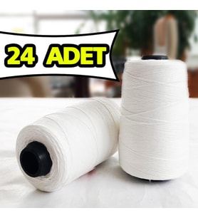 Çuval Ağzı Dikiş Makinası İpi 24 Bobin