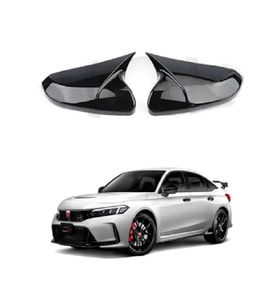 Hodan Civic 2022 Fe Kasa Araca Özel Batman Yarasa Ayna Kapağı Pianoblack