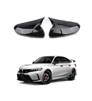 Hodan Civic 2022 Fe Kasa Araca Özel Batman Yarasa Ayna Kapağı Pianoblack