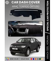 MITSUBISHI L200 (2006-2015) Torpido Örtüsü Ön Göğüs Koruma Araca Özel Tam Uyum Kaymaz