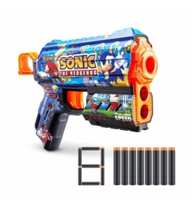 36648 X-Shot Skins Flux Sonic The Hedgehog 8 li Sünger Dart Atan 21 cm -Sunman