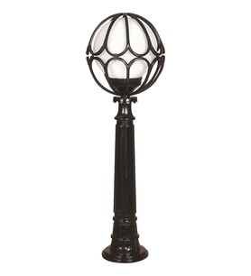 AVONNI BSU-68081-BSY-M8-BOP Siyah Boyalı Dış Mekan Aydınlatma E27 ABS Polietilen Cam 30cm