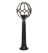 AVONNI BSU-68081-BSY-M8-BOP Siyah Boyalı Dış Mekan Aydınlatma E27 ABS Polietilen Cam 30cm