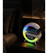 Kablosuz RGB Bluetooth Hoparlör USB FM ve AUX Destekli Taşınabilir Ses Sistemi