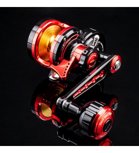 Jigging Master Wiki Devil Star Mini Turbo Knob (Sağ Kol) Black Red Jig Olta Makinesi