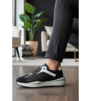 Enoch Erkek Sneaker - İkonik Yan Panel Tasarımlı Hafif Tabanlı Şehir Ayakkabısı ve Konfor Odaklı Bağcıklı Yürüyüş Ayakkabısı