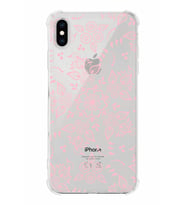 Apple iPhone XS Max Uyumlu Köşe Korumalı Antişok Kapak Nostalji Desen Tasarımlı Şeffaf  Kılıf