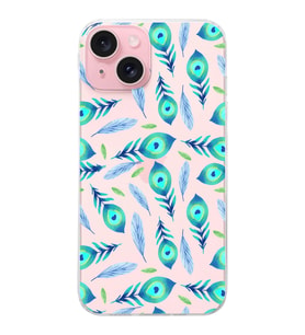 PrintiFy Apple  iPhone 15 ile Uyumlu 1mm Slim Fit Nazar Boncuğu 3 Baskılı Şeffaf  Kılıf