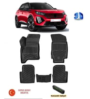 Rizline Peugeot 2008 (1.2 Hybrid) 2019 Sonrası Uyumlu 3D Havuzlu Paspas ASMA KOKU VE NUMARATÖR HEDİYELİ