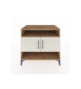 Kronos Şifonyer 3 Raflı 2 Kapaklı 88x59x80 Çam-Aytaşı