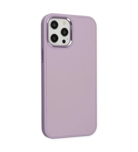 İphone 12 Pro Max Kılıf Asya Deri  - Lila