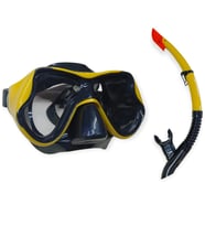 Star Diving Dalış Maskesi ve Snorkel Yetişkin - 51715-SARI