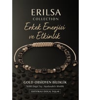 Sertifikalı Eril Enerjisi ve Etkinlik Bilekliği – Gold Obsidyen Taşı – 6 mm Doğal Taş (Çok Renkli)