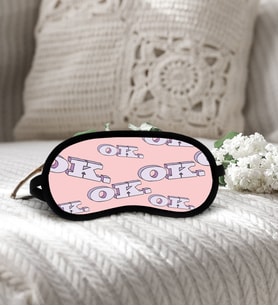 BK Gift Esprili Uyku Göz Bandı, Arkadaşa Hediye, Doğum Günü Hediyesi, Uyku Bandı-3
