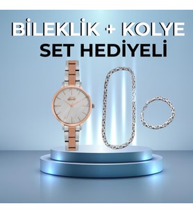 Slazenger SL.09.6227.3.04 Quartz 36 mm Gri\Rose Kadın Kol Saati